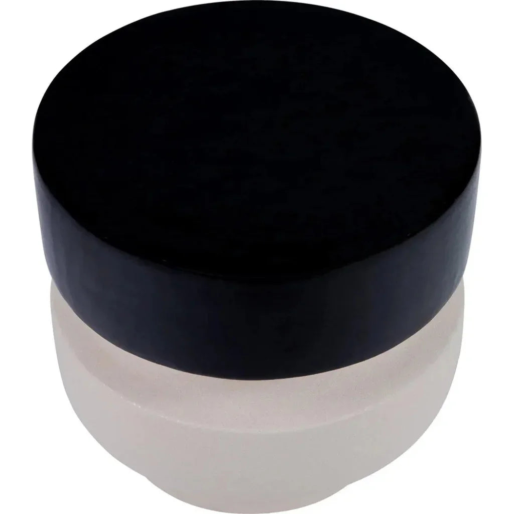 Balance Garden Stool 16" - Black Outdoor End Table - LOOMLAN - Seasonal Living - Garden Stools