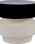 Balance Garden Stool 16" - Black Outdoor End Table - LOOMLAN - Seasonal Living - Garden Stools