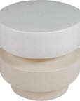 Balance Garden Stool 16" - Ceramic Outdoor End Table - LOOMLAN - Seasonal Living - Garden Stools