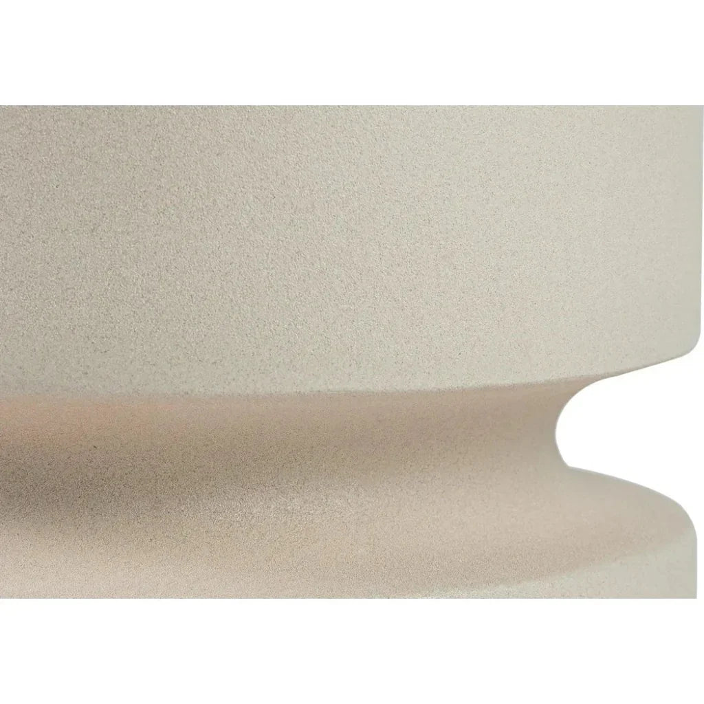Balance Garden Stool 16" - White Outdoor End Table - LOOMLAN - Seasonal Living - Garden Stools