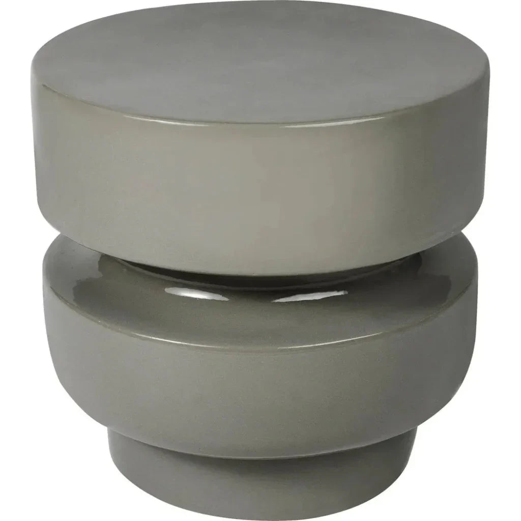 Balance Stool/Accent Table 16" - Grey Outdoor End Table - LOOMLAN - Seasonal Living - Garden Stools