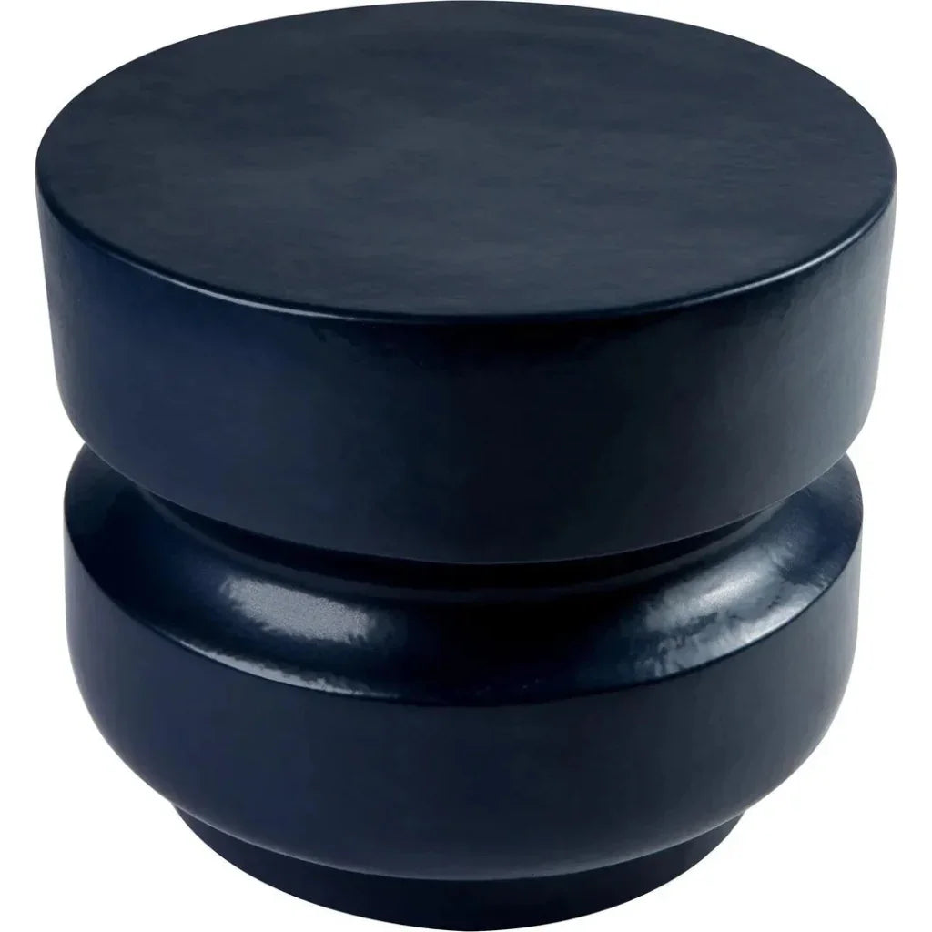 Balance Stool/Accent Table 18" - Blue Outdoor End Table - LOOMLAN - Seasonal Living - Garden Stools