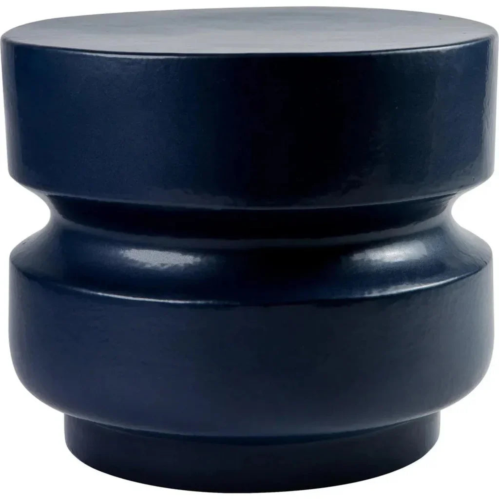 Balance Stool/Accent Table 18" - Blue Outdoor End Table - LOOMLAN - Seasonal Living - Garden Stools