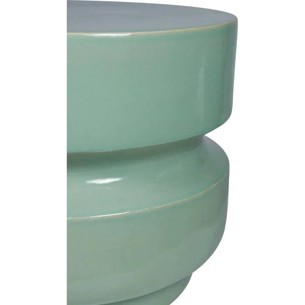 Balance Stool/Accent Table 18" - Mint Outdoor End Table - LOOMLAN - Seasonal Living - Garden Stools