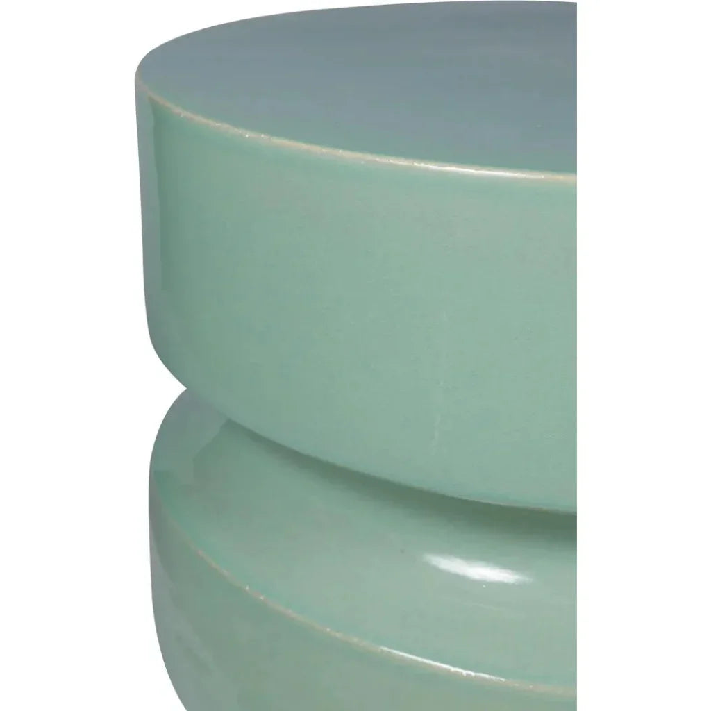 Balance Stool/Accent Table 18" - Mint Outdoor End Table - LOOMLAN - Seasonal Living - Garden Stools