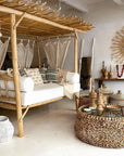 Bali Teak Cabana Daybed for Outdoor Living - Large - LOOMLAN - LOOMLAN - Outdoor Daybeds