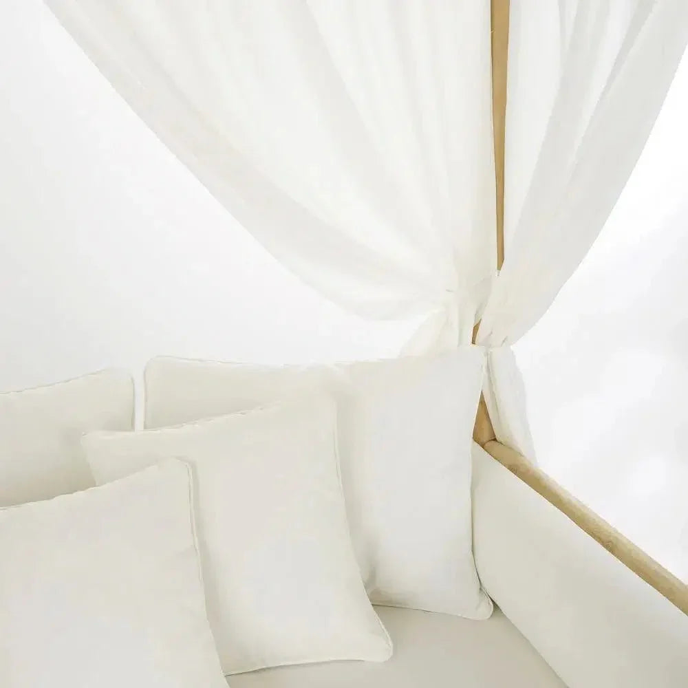 Bali Teak Cabana Daybed for Outdoor Living - Medium - LOOMLAN - LOOMLAN - Outdoor Daybeds