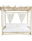 Bali Teak Cabana Daybed for Outdoor Living - Medium - LOOMLAN - LOOMLAN - Outdoor Daybeds