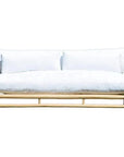 Bali Teak Wood Outdoor Couch Sofa Marine - Grade Cushions - LOOMLAN - Artesia - Outdoor Sofas & Loveseats