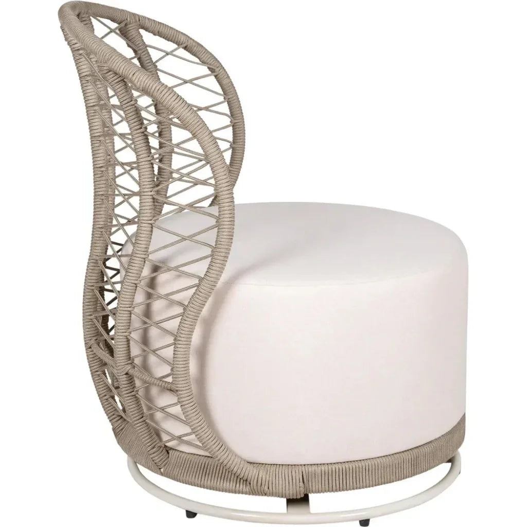 Baltic Swivel Chair 2PC Tan Outdoor Lounge Chairs - LOOMLAN - Seasonal Living - Outdoor Lounge Chairs