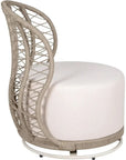 Baltic Swivel Chair 2PC Tan Outdoor Lounge Chairs - LOOMLAN - Seasonal Living - Outdoor Lounge Chairs