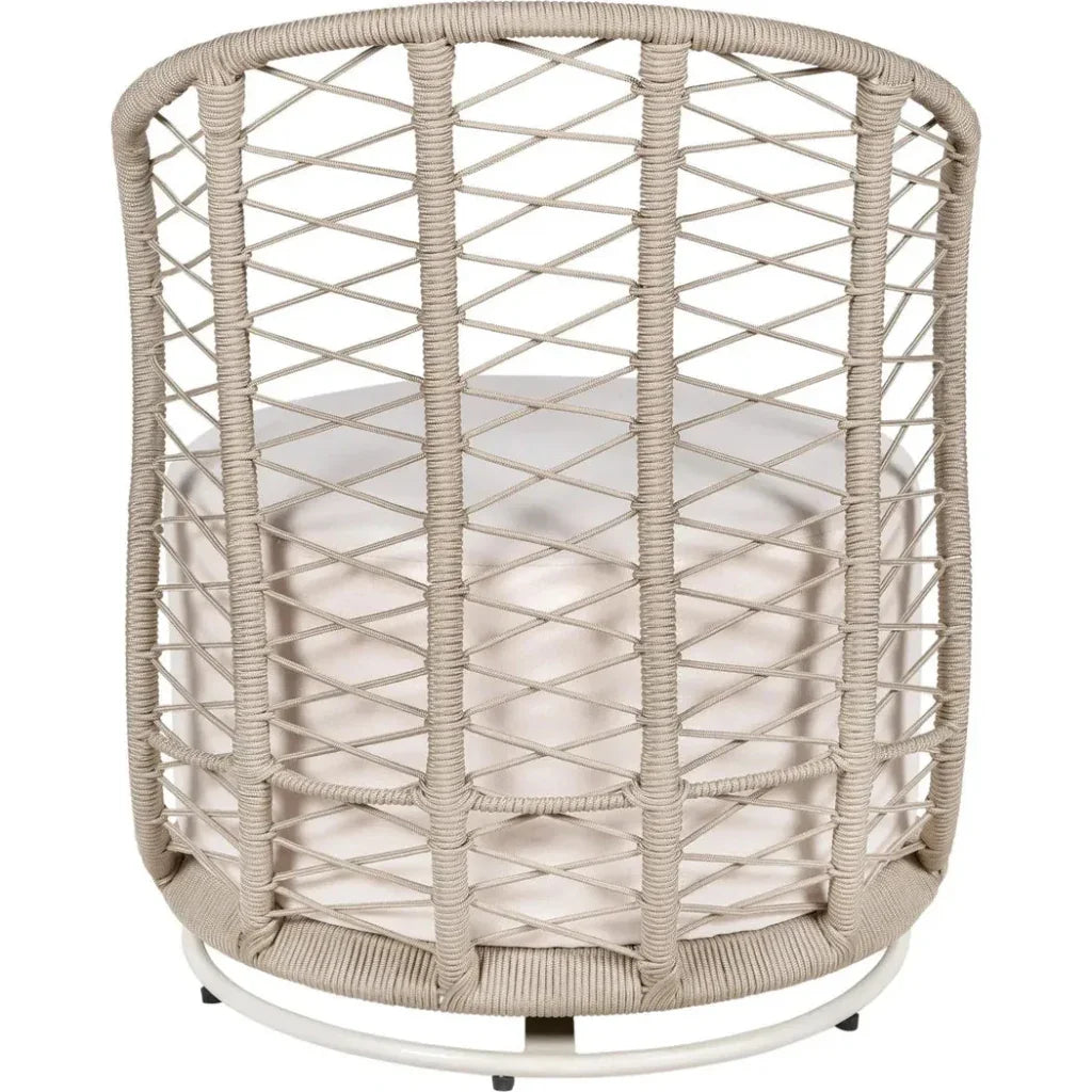 Baltic Swivel Chair 2PC Tan Outdoor Lounge Chairs - LOOMLAN - Seasonal Living - Outdoor Lounge Chairs