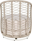 Baltic Swivel Chair 2PC Tan Outdoor Lounge Chairs - LOOMLAN - Seasonal Living - Outdoor Lounge Chairs
