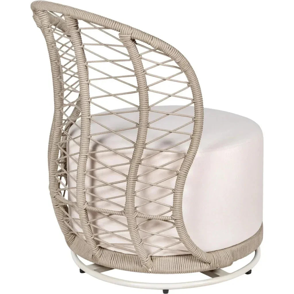 Baltic Swivel Chair 2PC Tan Outdoor Lounge Chairs - LOOMLAN - Seasonal Living - Outdoor Lounge Chairs
