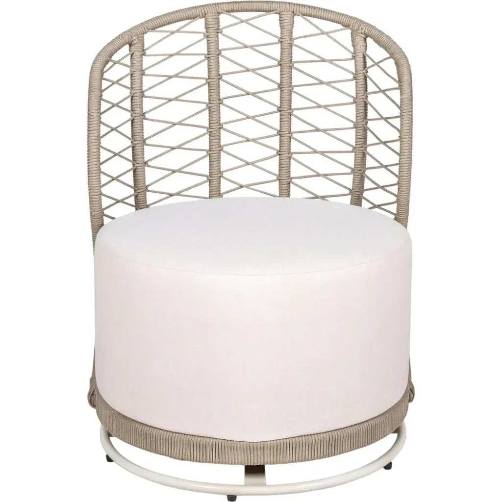 Baltic Swivel Chair 2PC Tan Outdoor Lounge Chairs - LOOMLAN - Seasonal Living - Outdoor Lounge Chairs