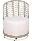 Baltic Swivel Chair 2PC Tan Outdoor Lounge Chairs - LOOMLAN - Seasonal Living - Outdoor Lounge Chairs