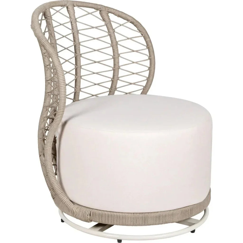 Baltic Swivel Chair 2PC Tan Outdoor Lounge Chairs - LOOMLAN - Seasonal Living - Outdoor Lounge Chairs
