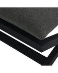 Bari Fabric Modern Stool - LOOMLAN - SUNPAN - Outdoor Ottomans