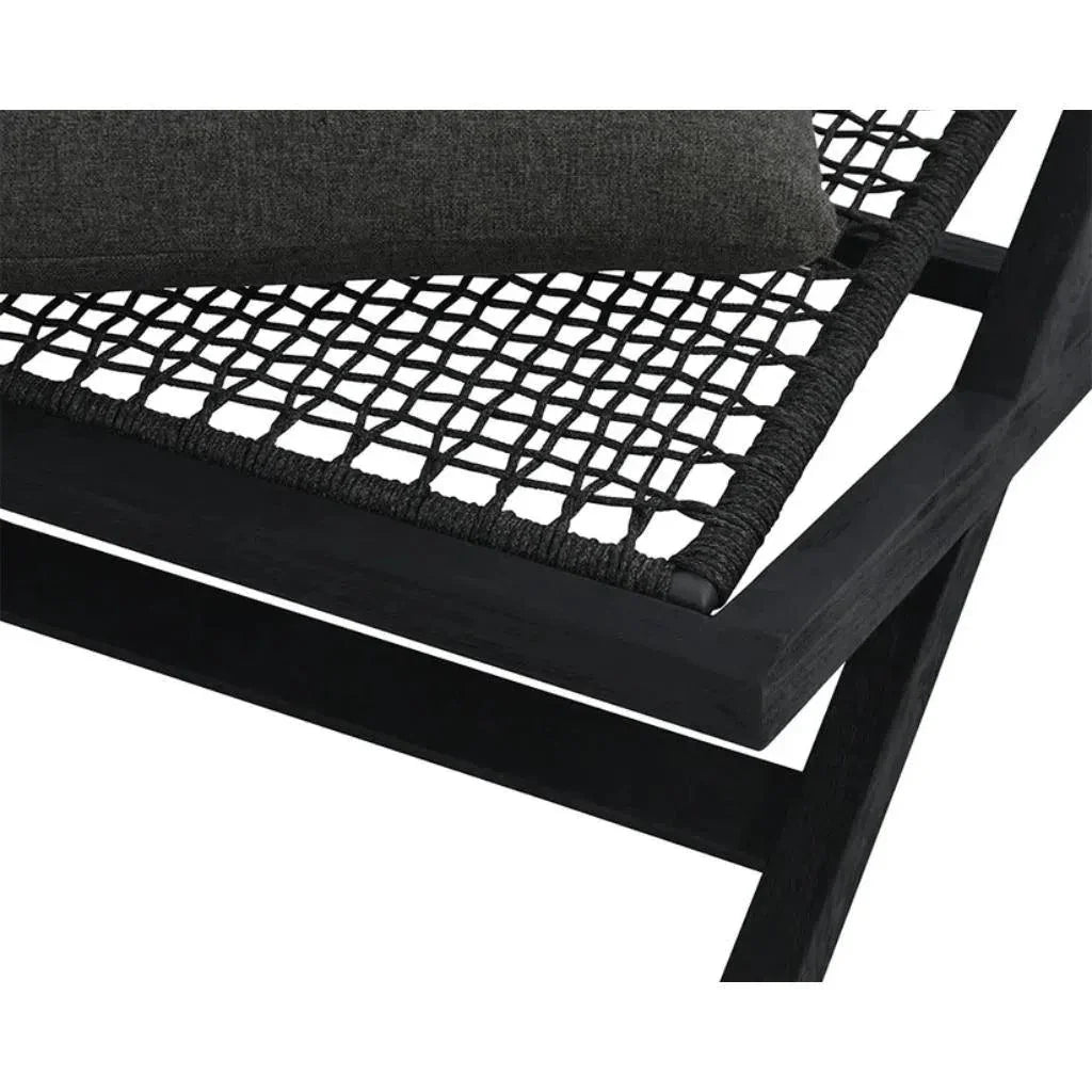 Bari Fabric Modern Stool - LOOMLAN - SUNPAN - Outdoor Ottomans