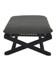 Bari Fabric Modern Stool - LOOMLAN - SUNPAN - Outdoor Ottomans