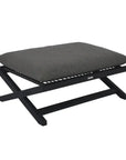 Bari Fabric Modern Stool - LOOMLAN - SUNPAN - Outdoor Ottomans