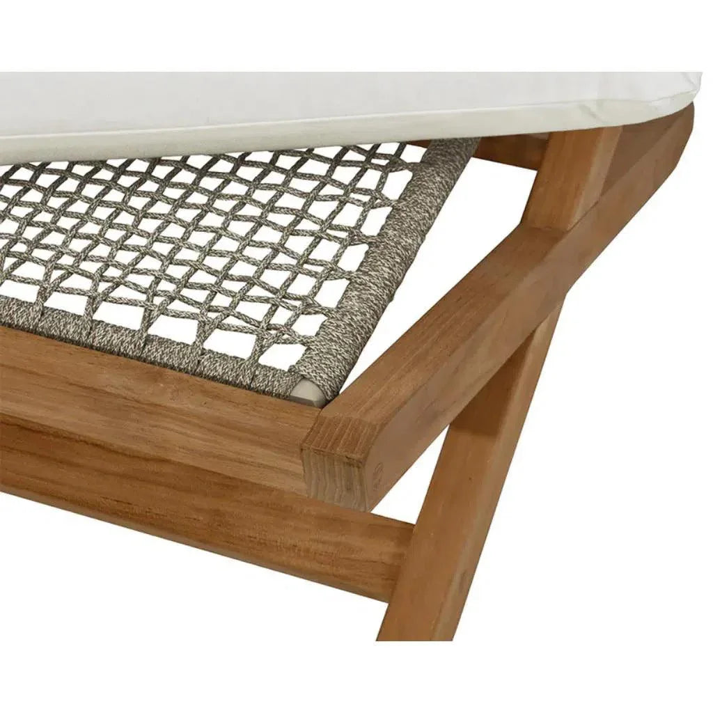 Bari Fabric Modern Stool - LOOMLAN - SUNPAN - Outdoor Ottomans