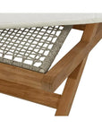 Bari Fabric Modern Stool - LOOMLAN - SUNPAN - Outdoor Ottomans