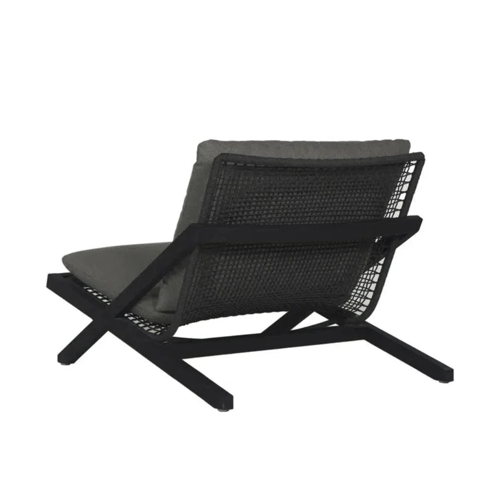 Bari Fabric Outdoor Lounge Chair - LOOMLAN - SUNPAN - Outdoor Lounge Chairs