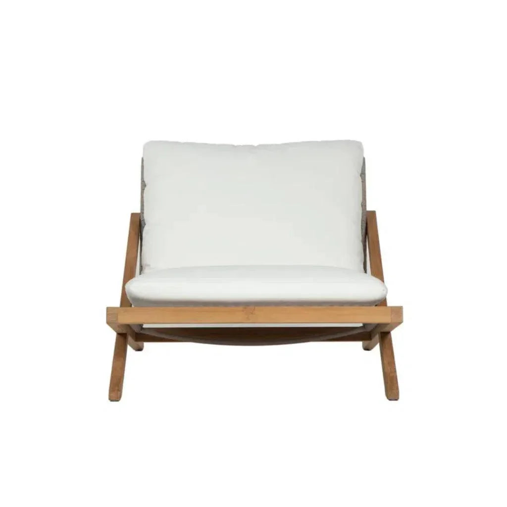 Bari Fabric Outdoor Lounge Chair - LOOMLAN - SUNPAN - Outdoor Lounge Chairs