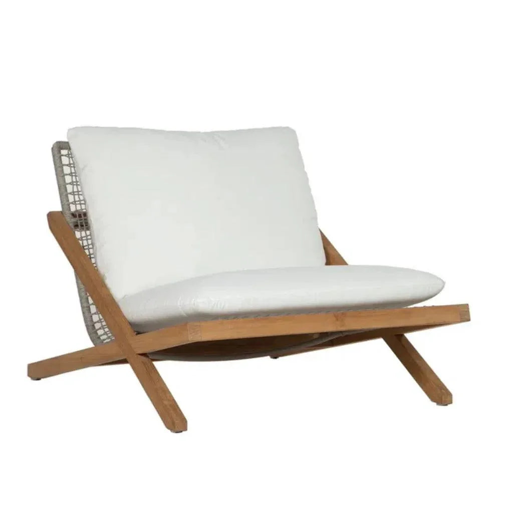 Bari Fabric Outdoor Lounge Chair - LOOMLAN - SUNPAN - Outdoor Lounge Chairs