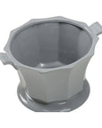 Baron Pedestal Based Ceramic Cachepot - LOOMLAN - Chelsea House - Planters