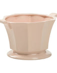 Baron Pedestal Based Ceramic Cachepot - LOOMLAN - Chelsea House - Planters