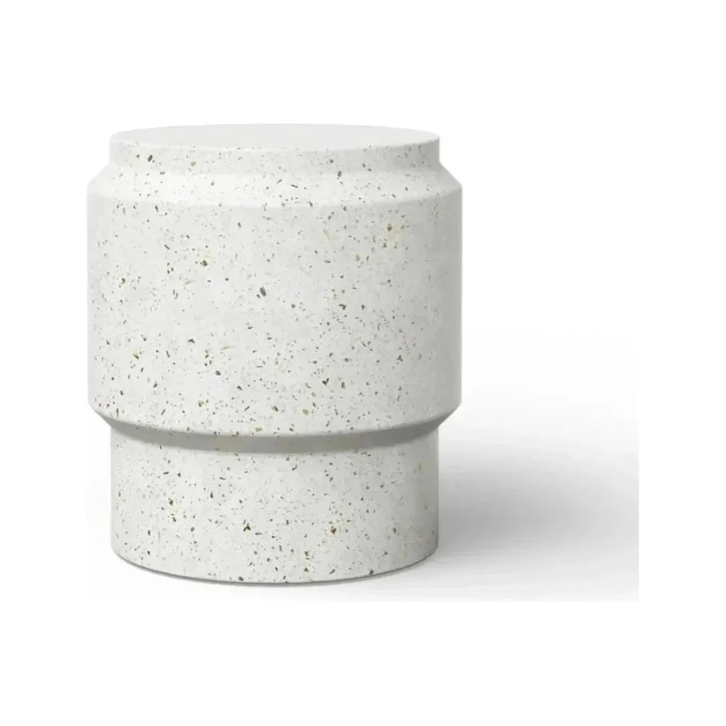 Barrel Concrete Made Stylish Outdoor Stool - LOOMLAN - Urbia - Garden Stools