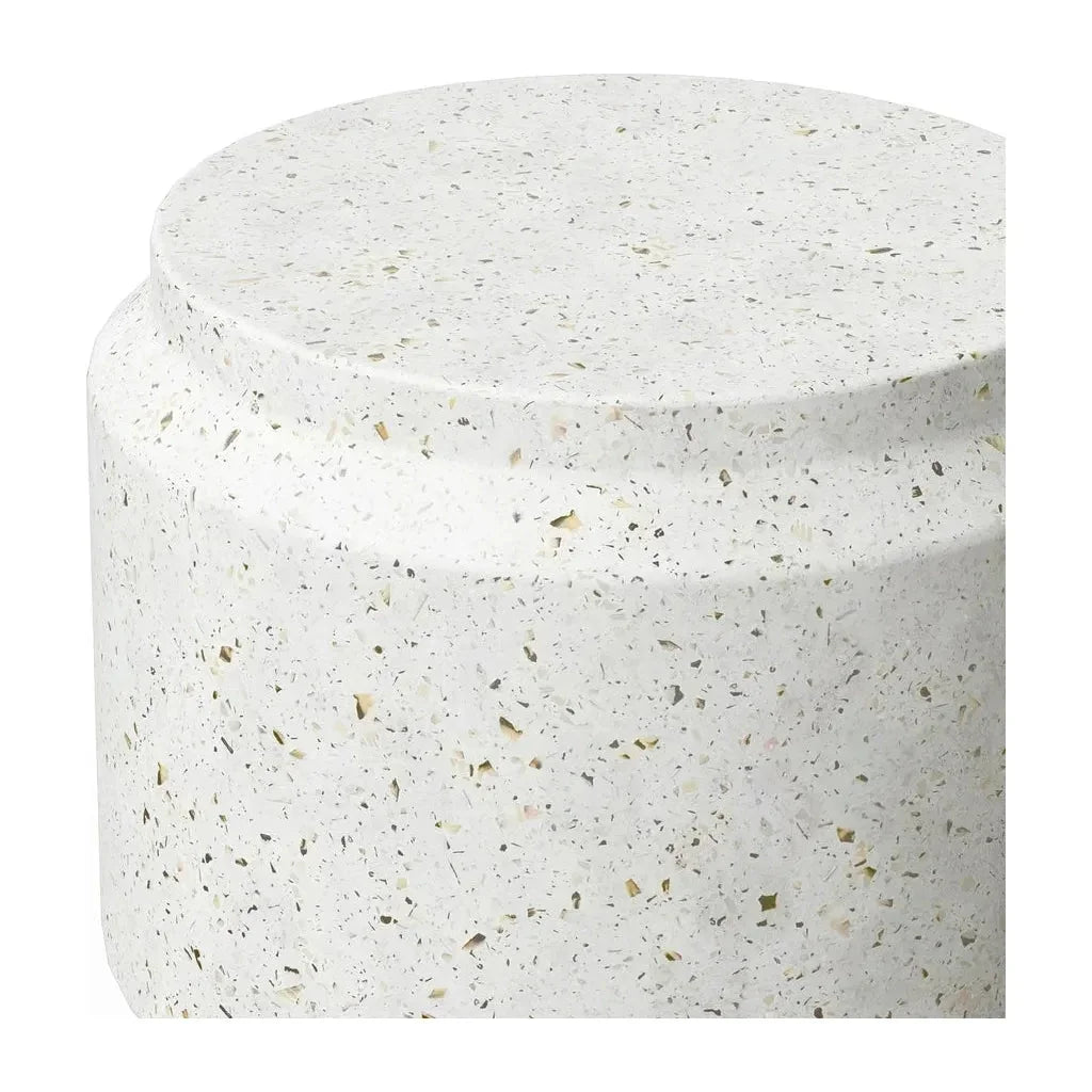 Barrel Concrete Made Stylish Outdoor Stool - LOOMLAN - Urbia - Garden Stools