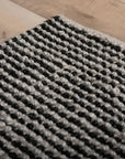Basi 5x7 Indoor Outdoor Black Patio Rug - LOOMLAN - LOOMLAN - Outdoor Rugs