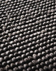 Basi 5x7 Indoor Outdoor Black Patio Rug - LOOMLAN - LOOMLAN - Outdoor Rugs