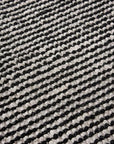 Basi 5x7 Indoor Outdoor Black Patio Rug - LOOMLAN - LOOMLAN - Outdoor Rugs