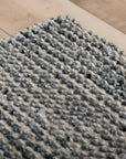 Basu 5x7 Indoor Outdoor Blue Patio Rug - LOOMLAN - LOOMLAN - Outdoor Rugs