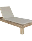 Batak Teak Wood Sun Lounger - LOOMLAN - Artesia - Outdoor Cabanas & Loungers