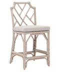 Bayview Olefin Fabric Outdoor Counter Stool - LOOMLAN - Essentials For Living - Outdoor Counter Stools