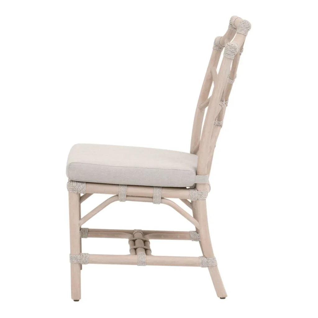 Bayview Olefin Fabric Outdoor Dining Chair (Set of 2) - LOOMLAN - Essentials For Living - Outdoor Dining Chairs