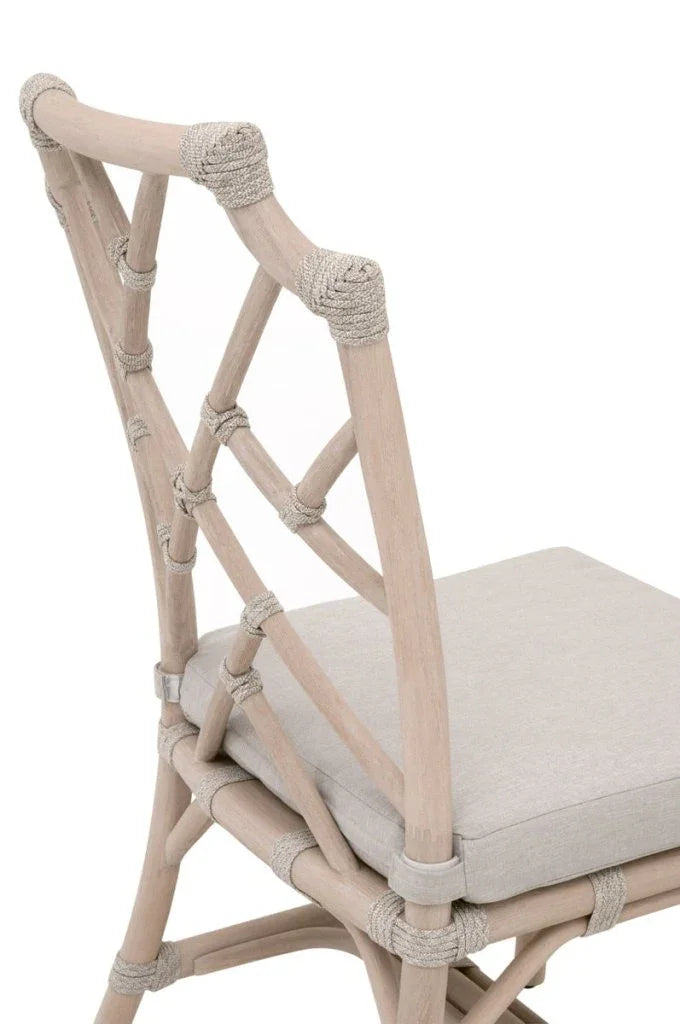 Bayview Olefin Fabric Outdoor Dining Chair (Set of 2) - LOOMLAN - Essentials For Living - Outdoor Dining Chairs