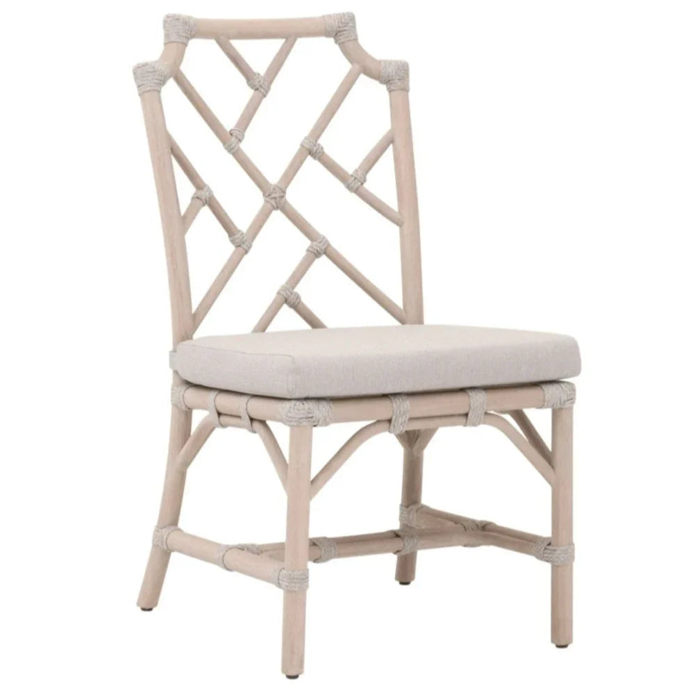 Bayview Olefin Fabric Outdoor Dining Chair (Set of 2) - LOOMLAN - Essentials For Living - Outdoor Dining Chairs