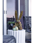 Bazaar Athena Concrete Outdoor End Table - LOOMLAN - Sunset West - Outdoor Side Tables