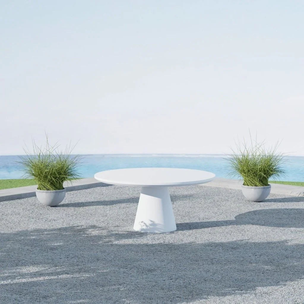 Bazaar Concrete Outdoor Dining Table - LOOMLAN - Sunset West - Outdoor Dining Tables
