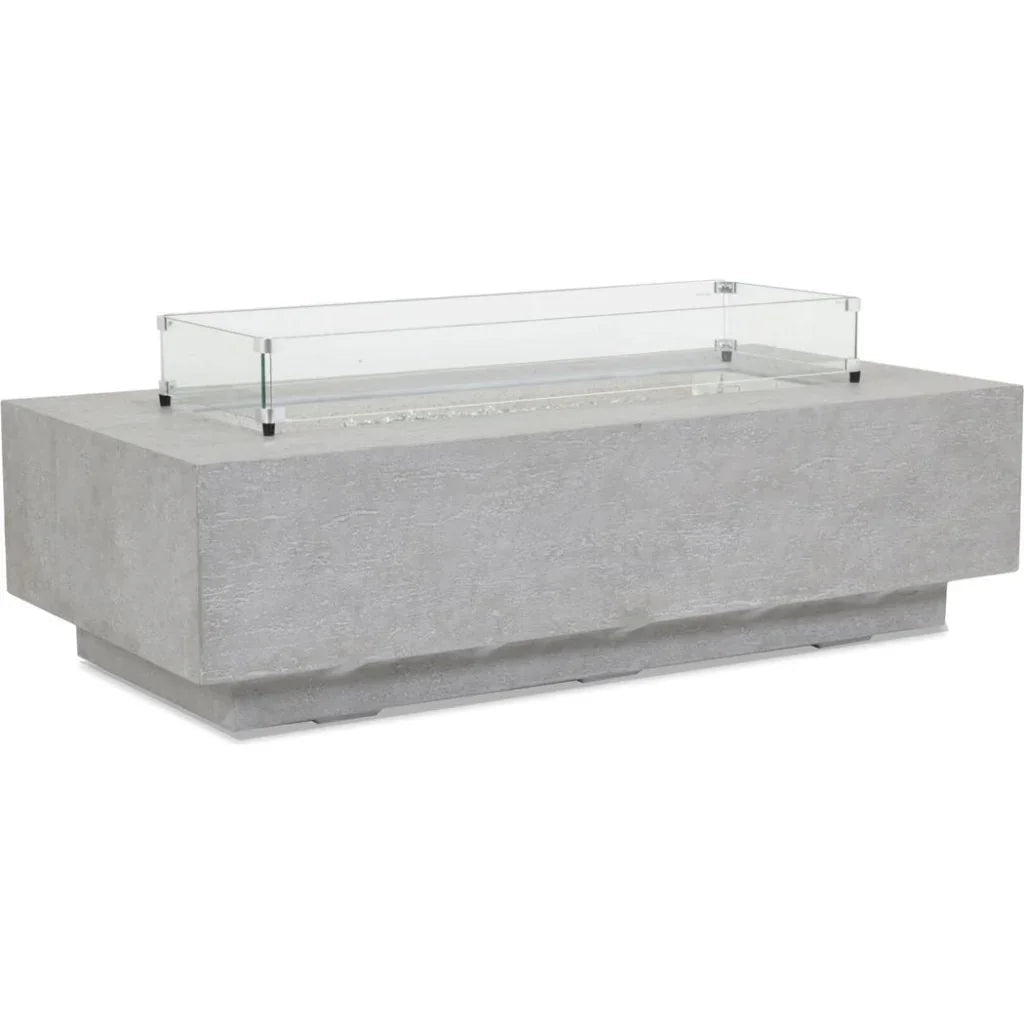 Bazaar Concrete Outdoor Fire Table - LOOMLAN - Sunset West - Outdoor Fire Tables