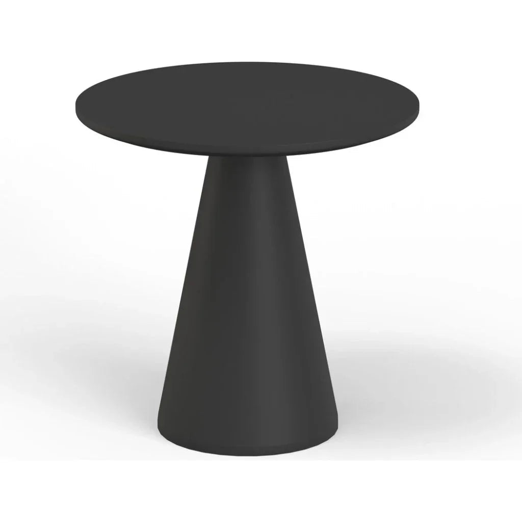 Bazaar Concrete Pedestal Outdoor Pub Table - LOOMLAN - Sunset West - Outdoor Counter Tables