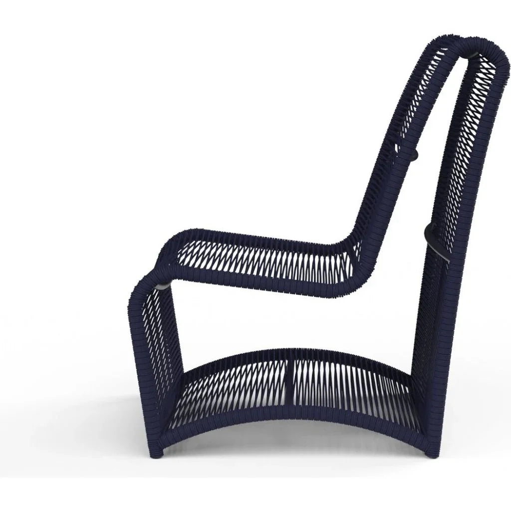 Bazaar Marino Armless Outdoor Club Chair - LOOMLAN - Sunset West - Outdoor Accent Chairs