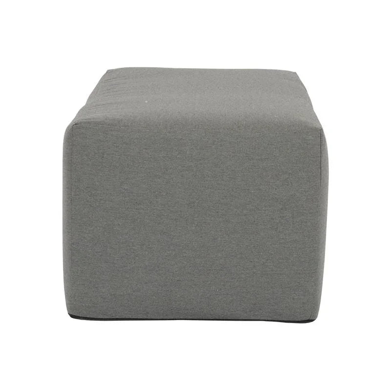Bazaar Weatherproof Outdoor Ottoman - LOOMLAN - Sunset West - Outdoor Ottomans