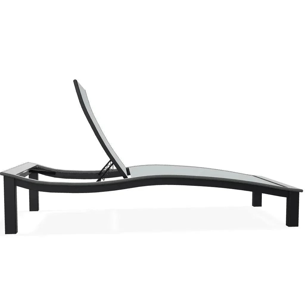 Bazza Contour Chaise with MGP Arm Accent - LOOMLAN - Telescope - Outdoor Chaises